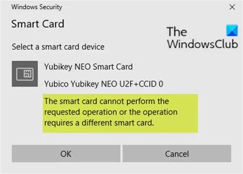 actividentity mini driver smart card cannot perform the requested operation|Troubleshooting .